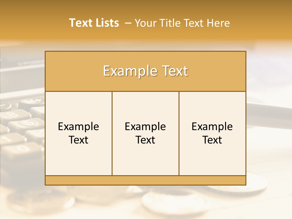 Tax Background Cash PowerPoint Template