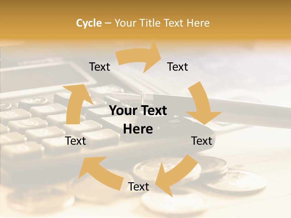 Tax Background Cash PowerPoint Template