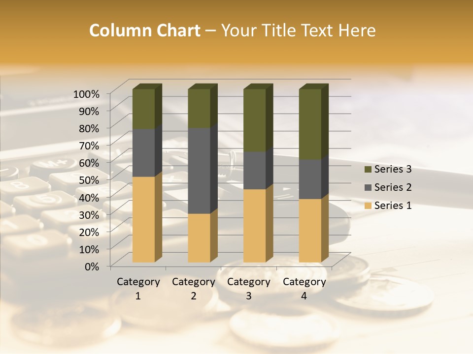 Tax Background Cash PowerPoint Template
