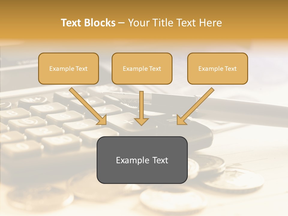 Tax Background Cash PowerPoint Template