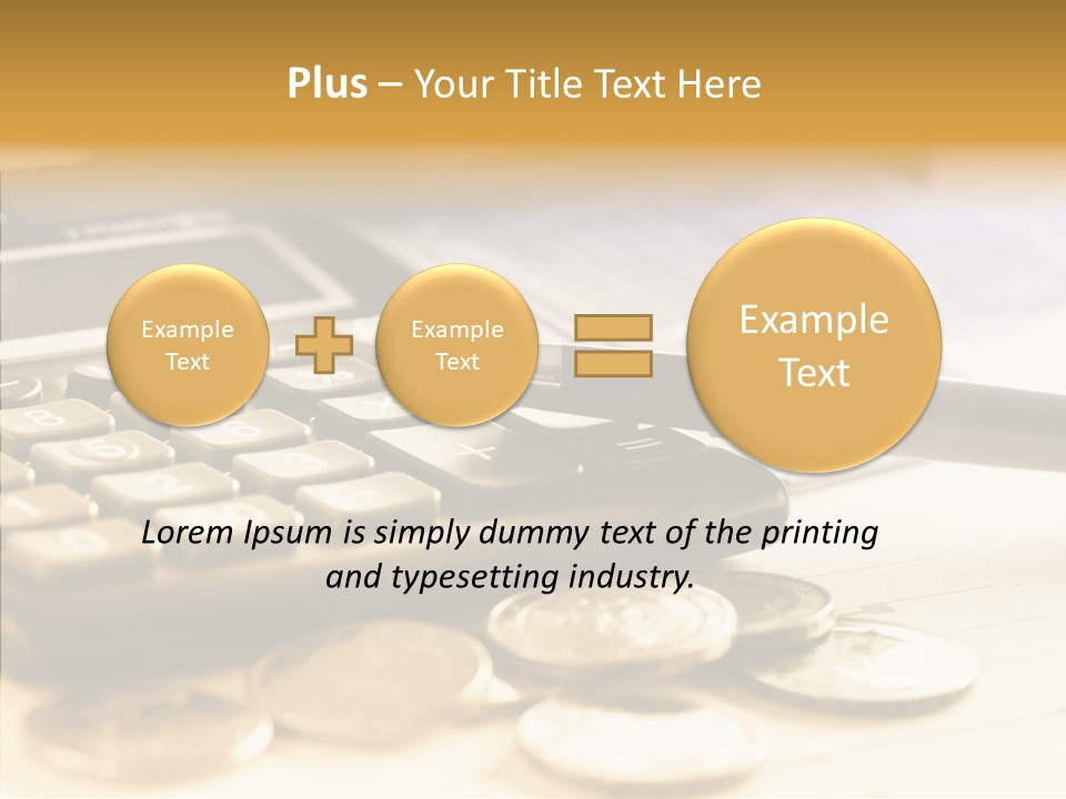 Tax Background Cash PowerPoint Template