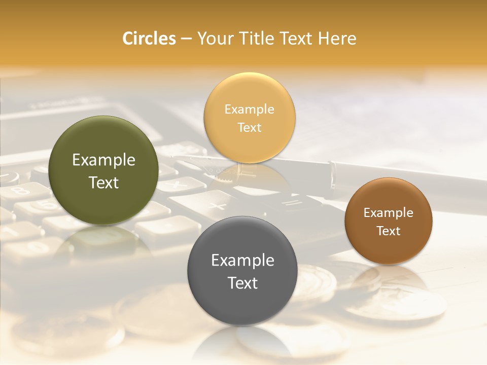Tax Background Cash PowerPoint Template