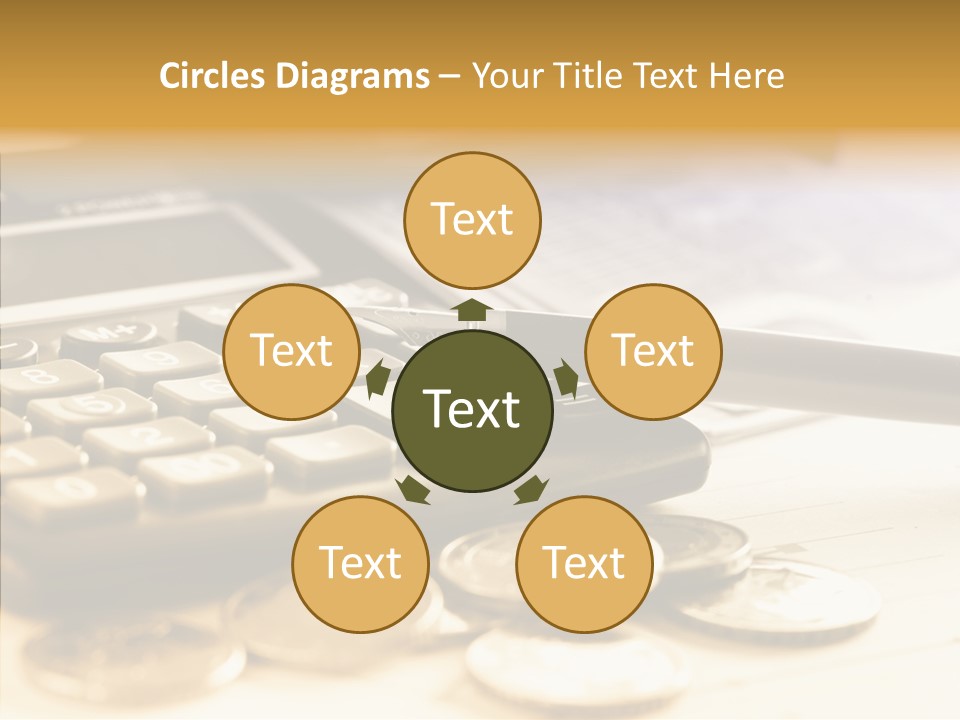 Tax Background Cash PowerPoint Template