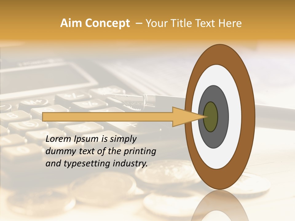 Tax Background Cash PowerPoint Template