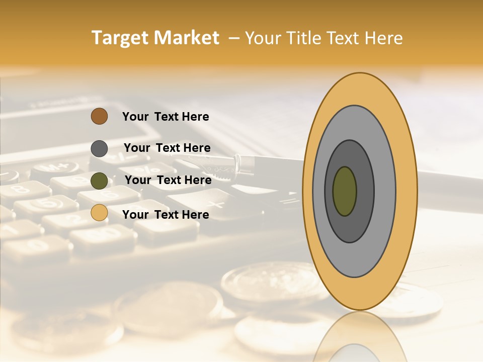 Tax Background Cash PowerPoint Template