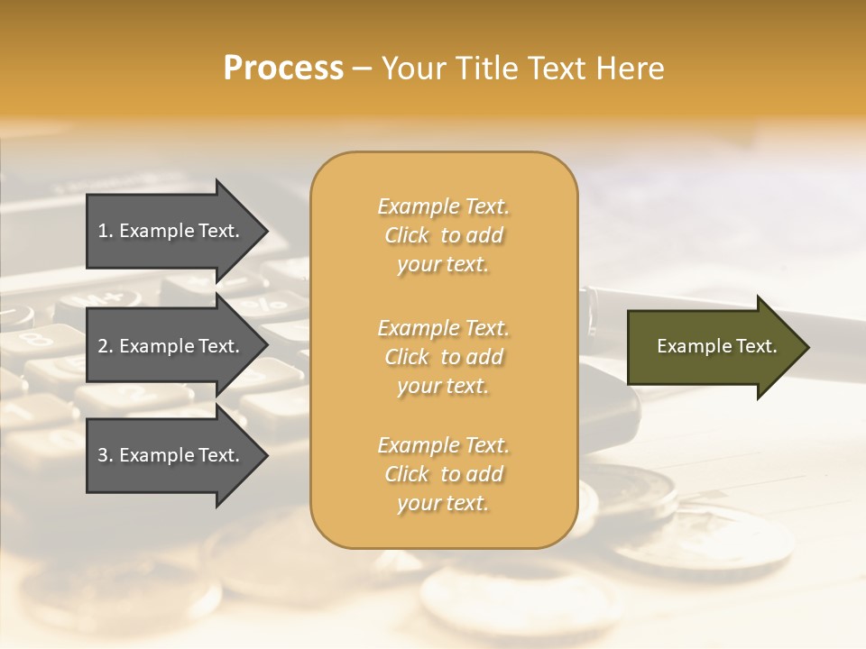 Tax Background Cash PowerPoint Template