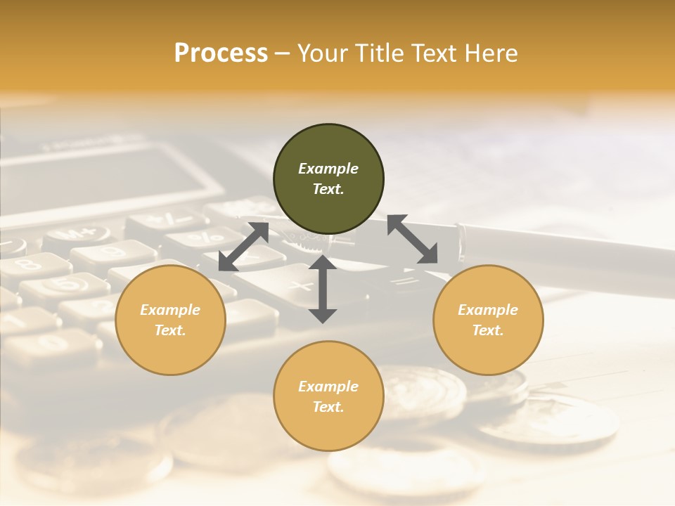 Tax Background Cash PowerPoint Template