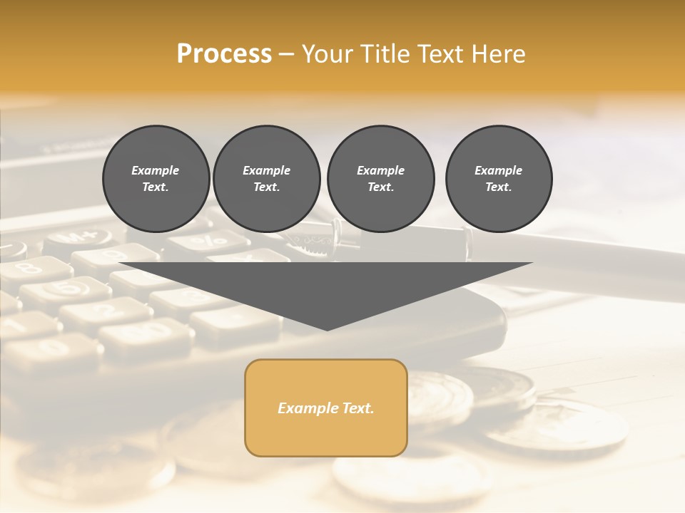 Tax Background Cash PowerPoint Template