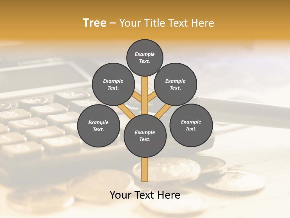 Tax Background Cash PowerPoint Template