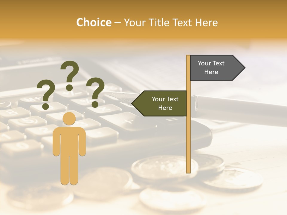 Tax Background Cash PowerPoint Template