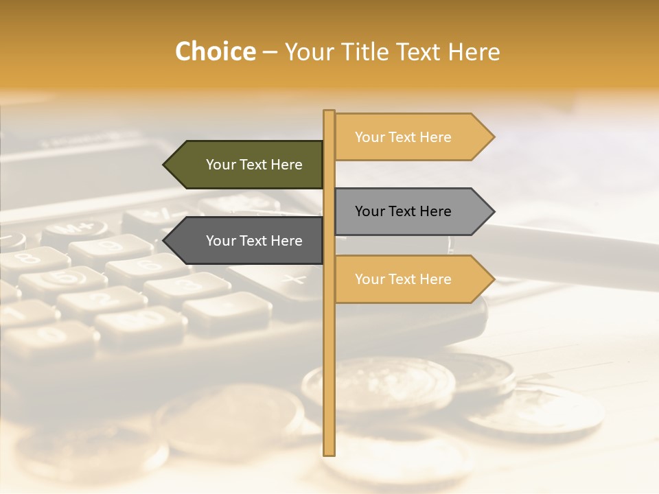 Tax Background Cash PowerPoint Template