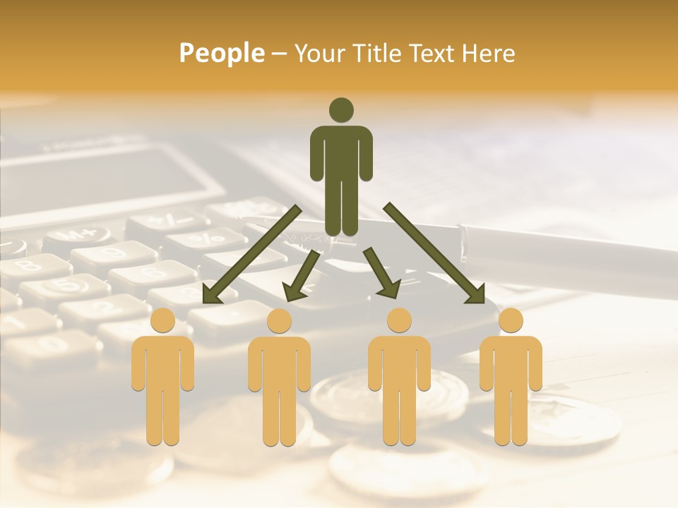 Tax Background Cash PowerPoint Template