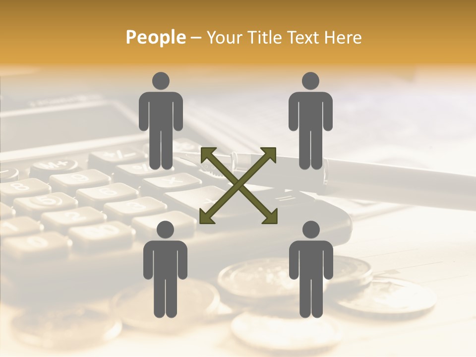 Tax Background Cash PowerPoint Template