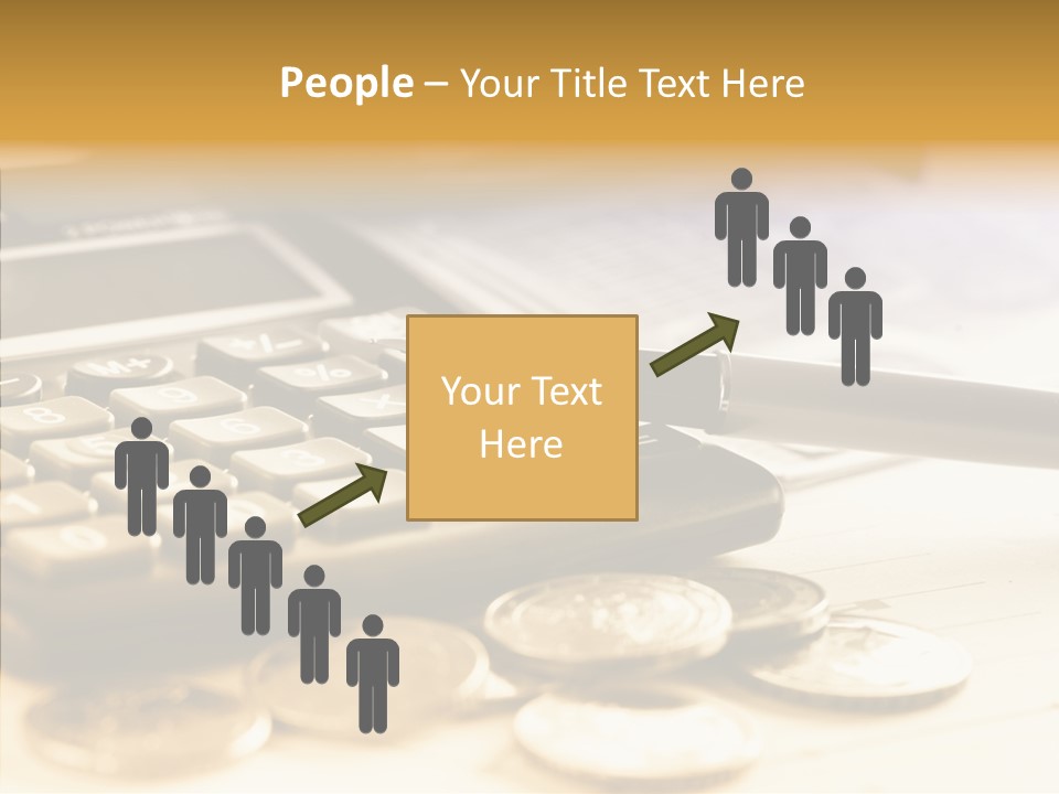 Tax Background Cash PowerPoint Template