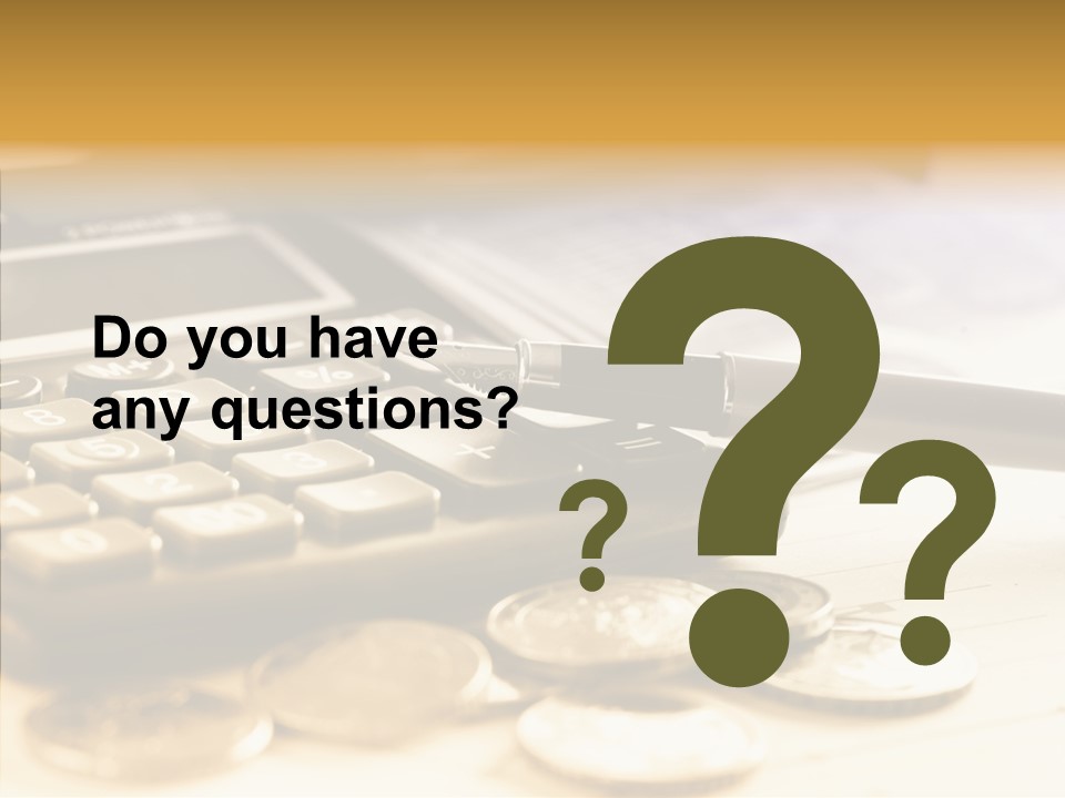 Tax Background Cash PowerPoint Template