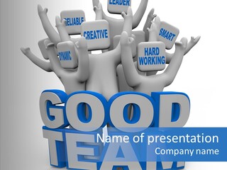 Happy Reliable Cooperate PowerPoint Template