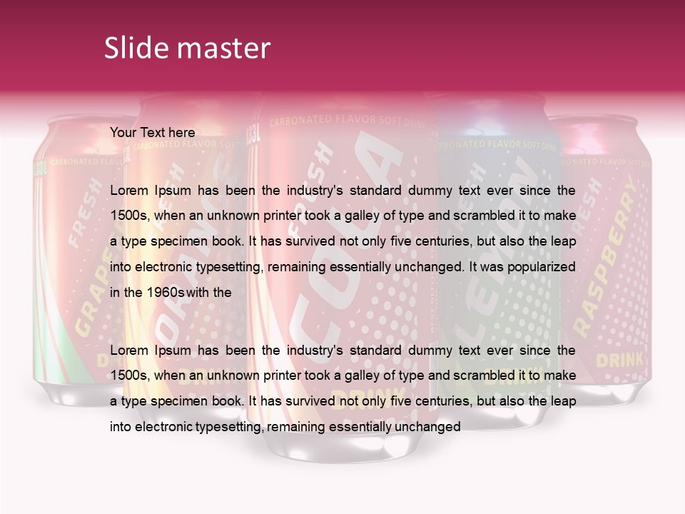 Grapefruit Freshness Drink PowerPoint Template