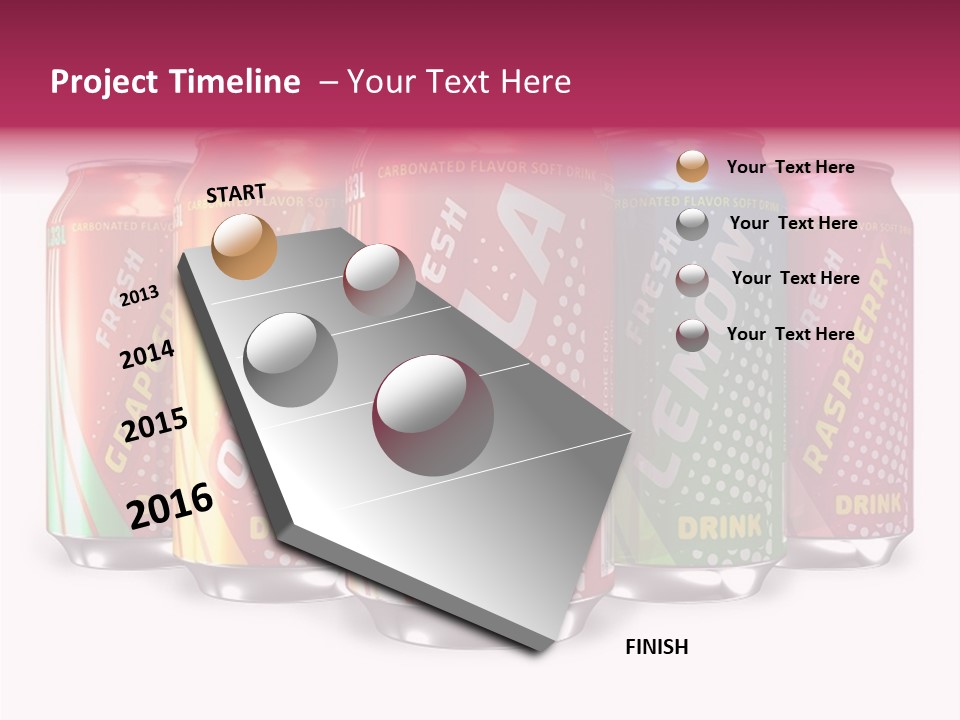 Grapefruit Freshness Drink PowerPoint Template