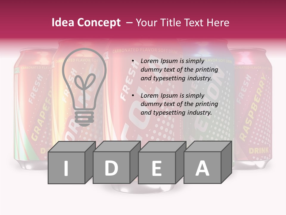 Grapefruit Freshness Drink PowerPoint Template