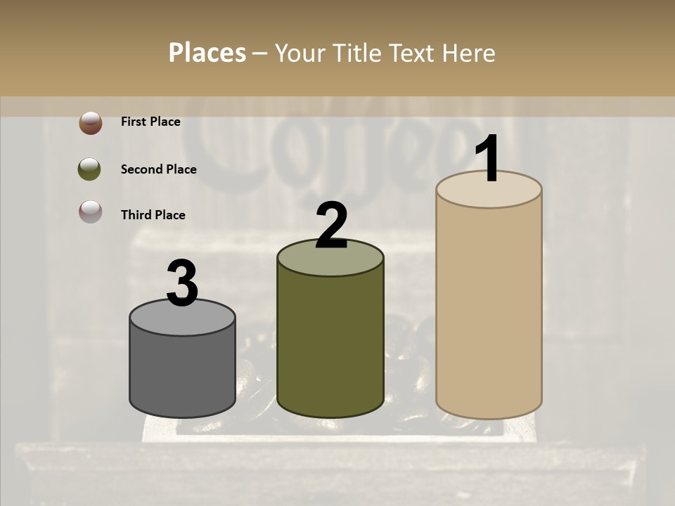 Beans Brown Photo PowerPoint Template