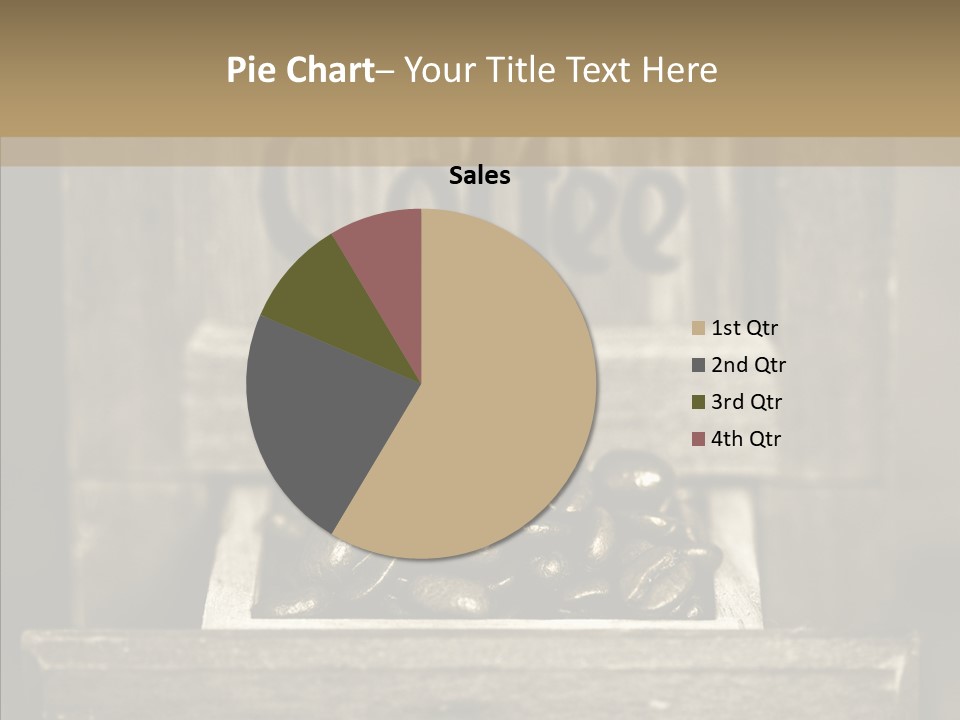 Beans Brown Photo PowerPoint Template