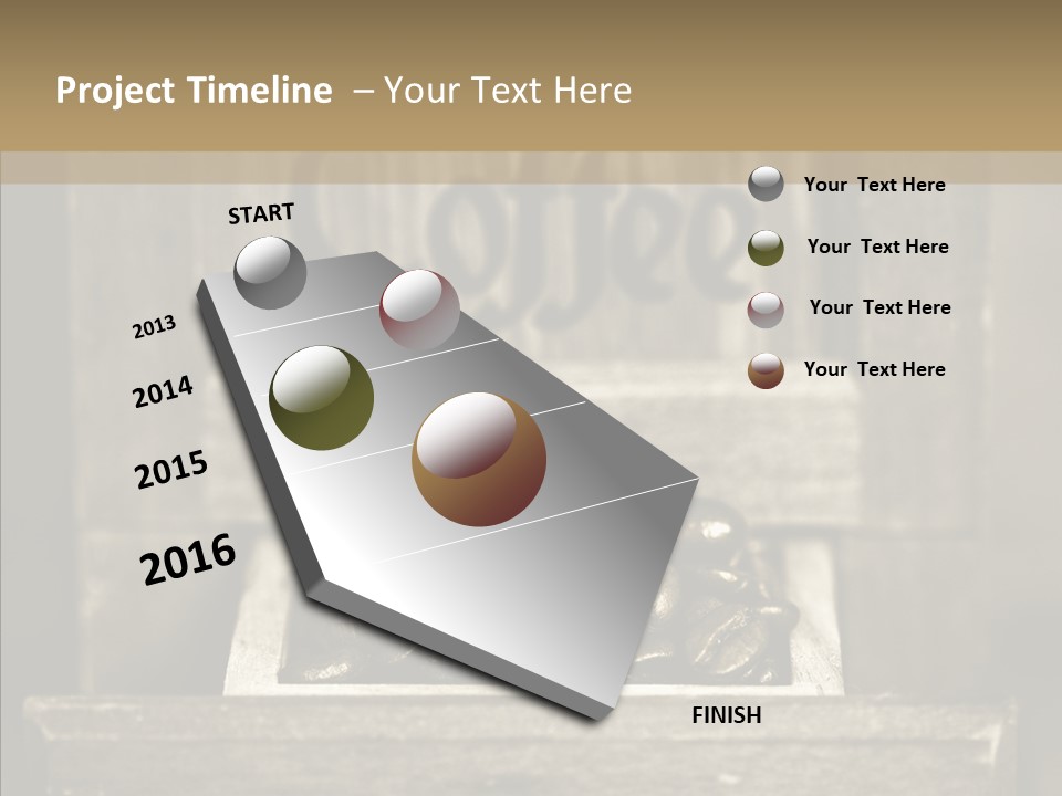 Beans Brown Photo PowerPoint Template