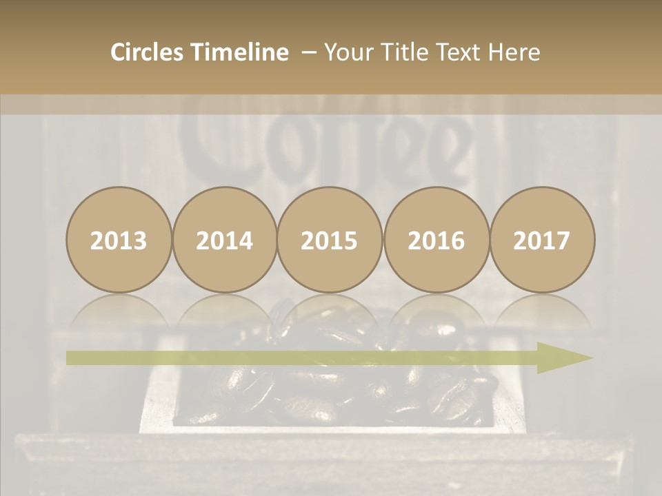 Beans Brown Photo PowerPoint Template