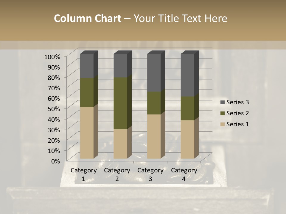 Beans Brown Photo PowerPoint Template
