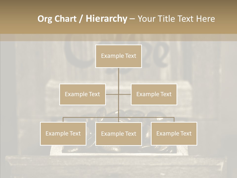 Beans Brown Photo PowerPoint Template