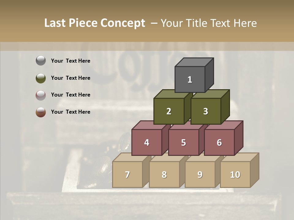 Beans Brown Photo PowerPoint Template