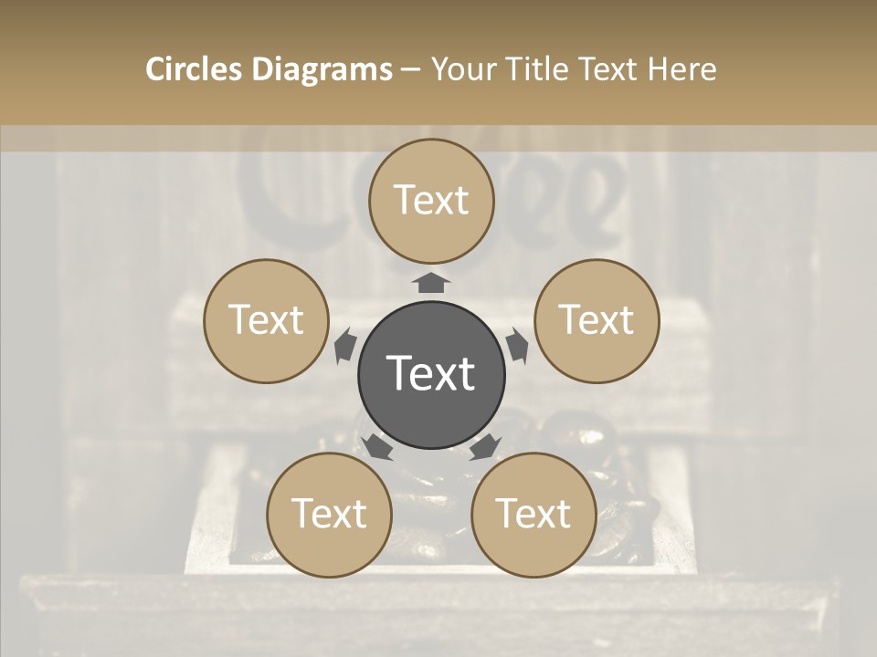 Beans Brown Photo PowerPoint Template