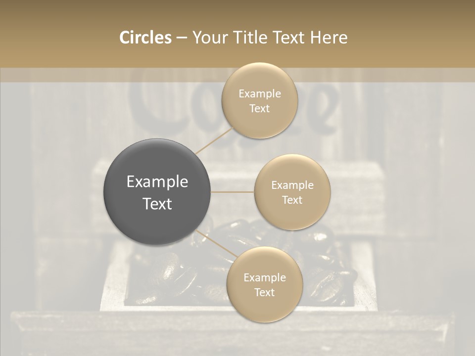 Beans Brown Photo PowerPoint Template