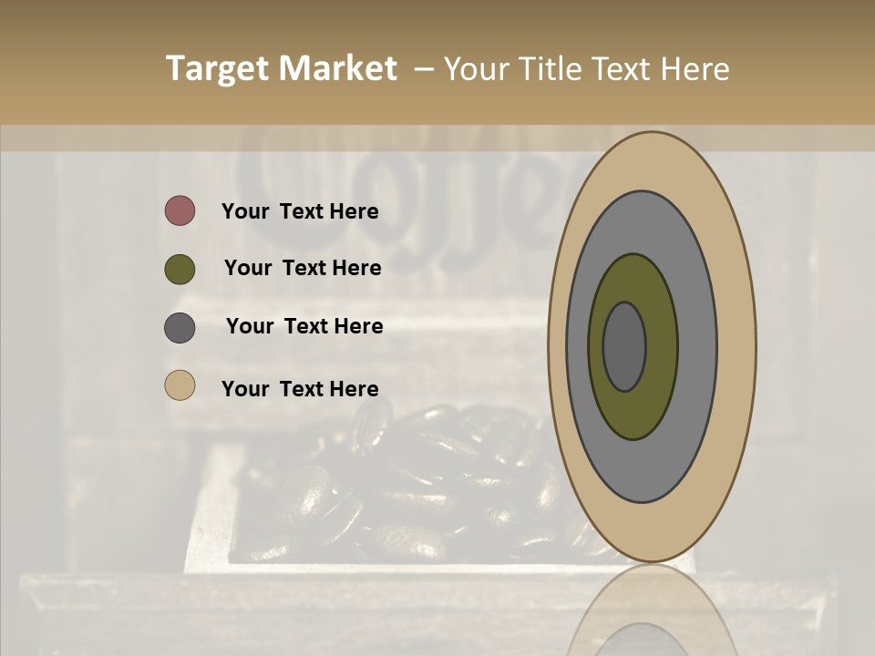 Beans Brown Photo PowerPoint Template