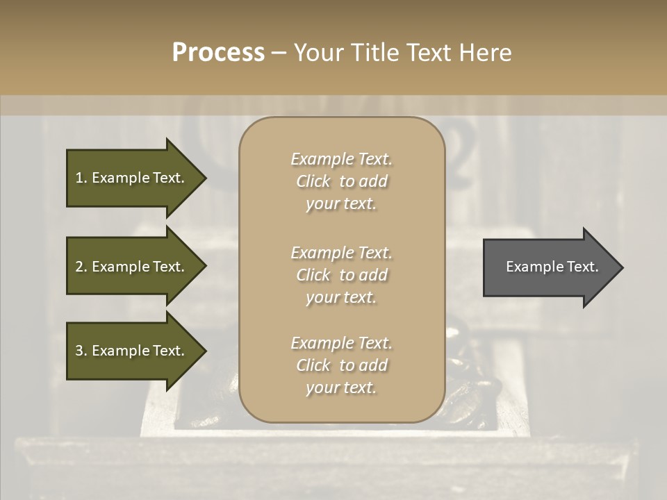 Beans Brown Photo PowerPoint Template