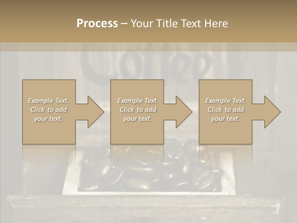 Beans Brown Photo PowerPoint Template