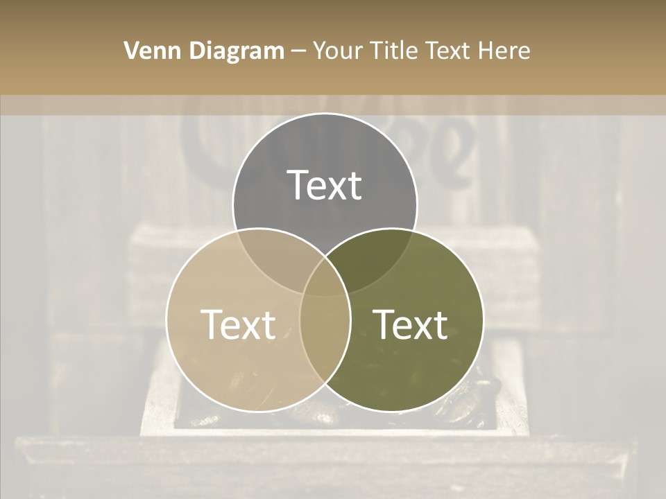 Beans Brown Photo PowerPoint Template