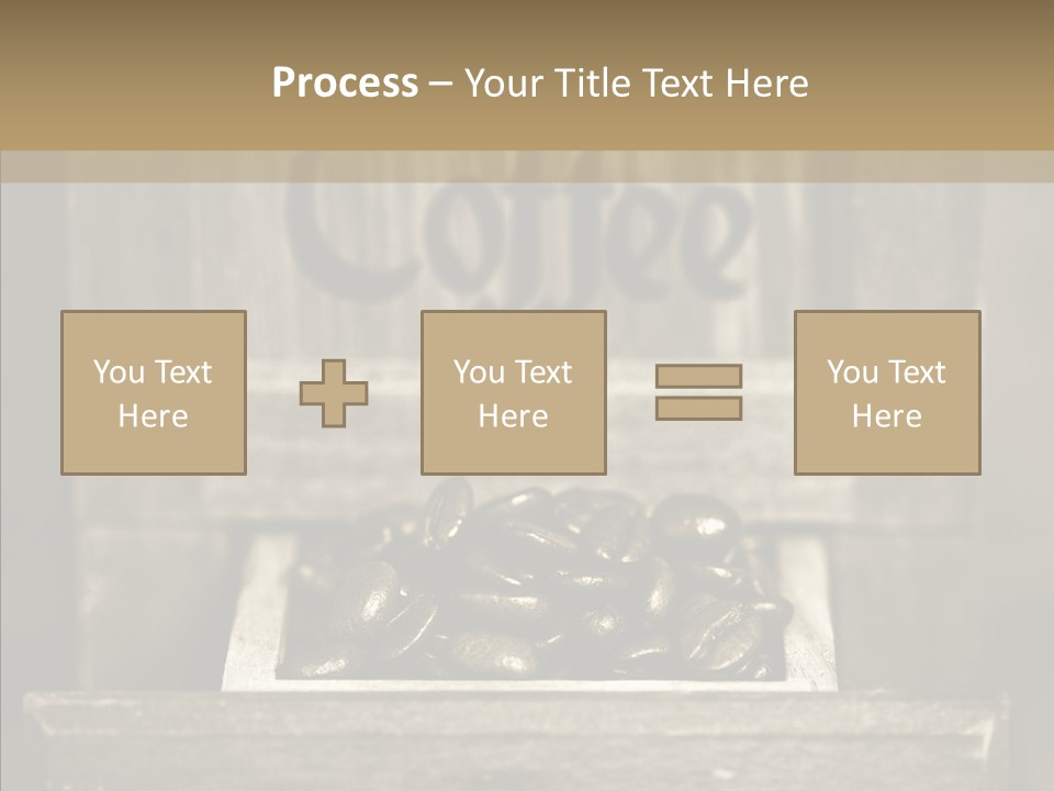 Beans Brown Photo PowerPoint Template