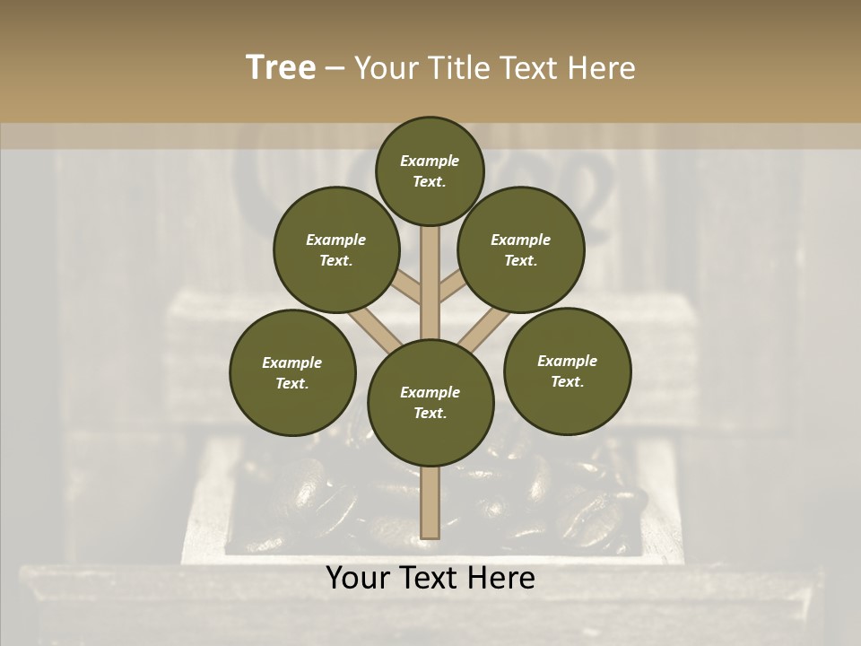 Beans Brown Photo PowerPoint Template