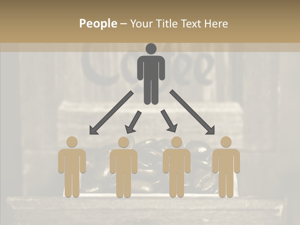 Beans Brown Photo PowerPoint Template