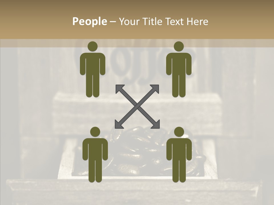 Beans Brown Photo PowerPoint Template