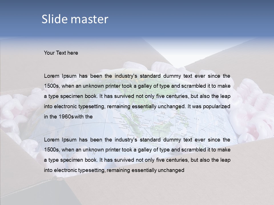 Delivery Storage Freight PowerPoint Template