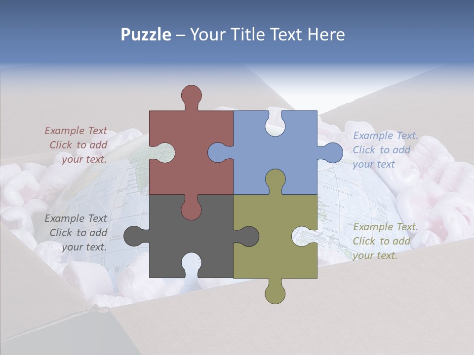Delivery Storage Freight PowerPoint Template