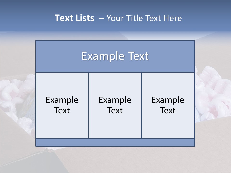 Delivery Storage Freight PowerPoint Template
