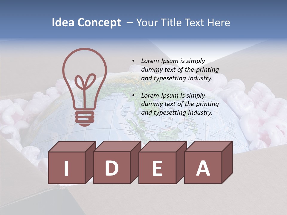 Delivery Storage Freight PowerPoint Template
