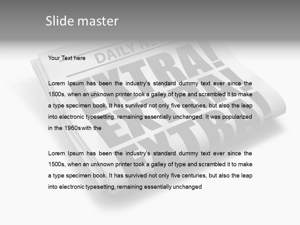 Screamer Urgent Media PowerPoint Template