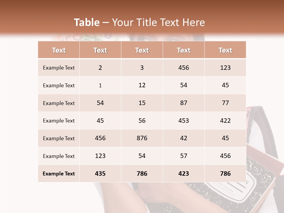 European Cash Girl PowerPoint Template