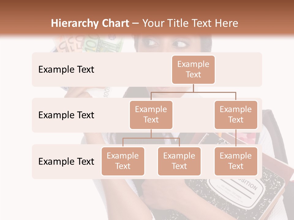 European Cash Girl PowerPoint Template