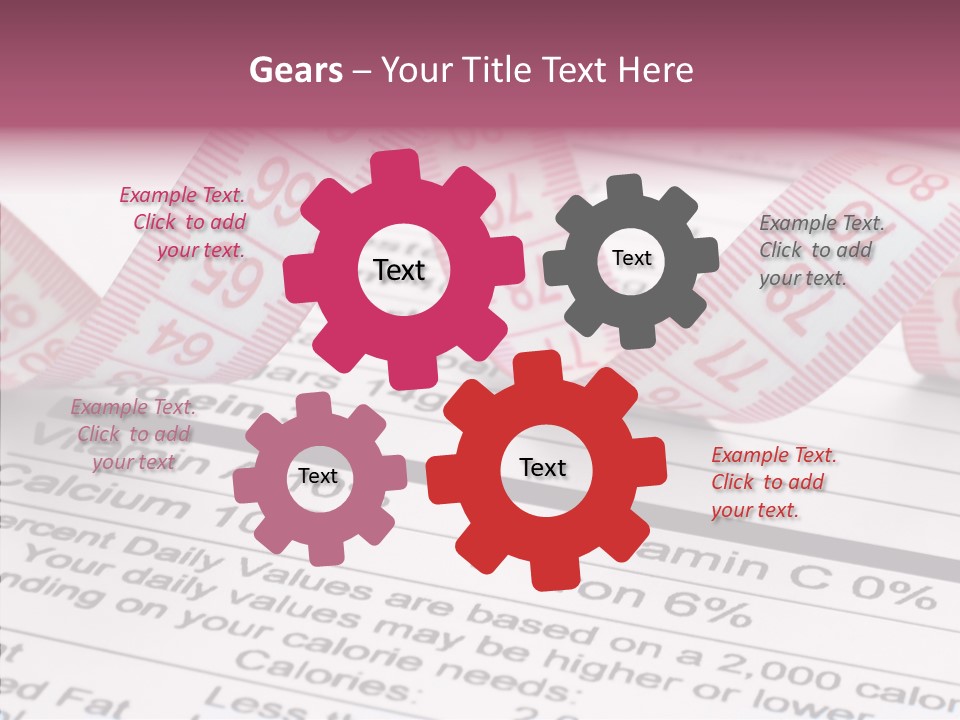 Fruit Grams Crop PowerPoint Template