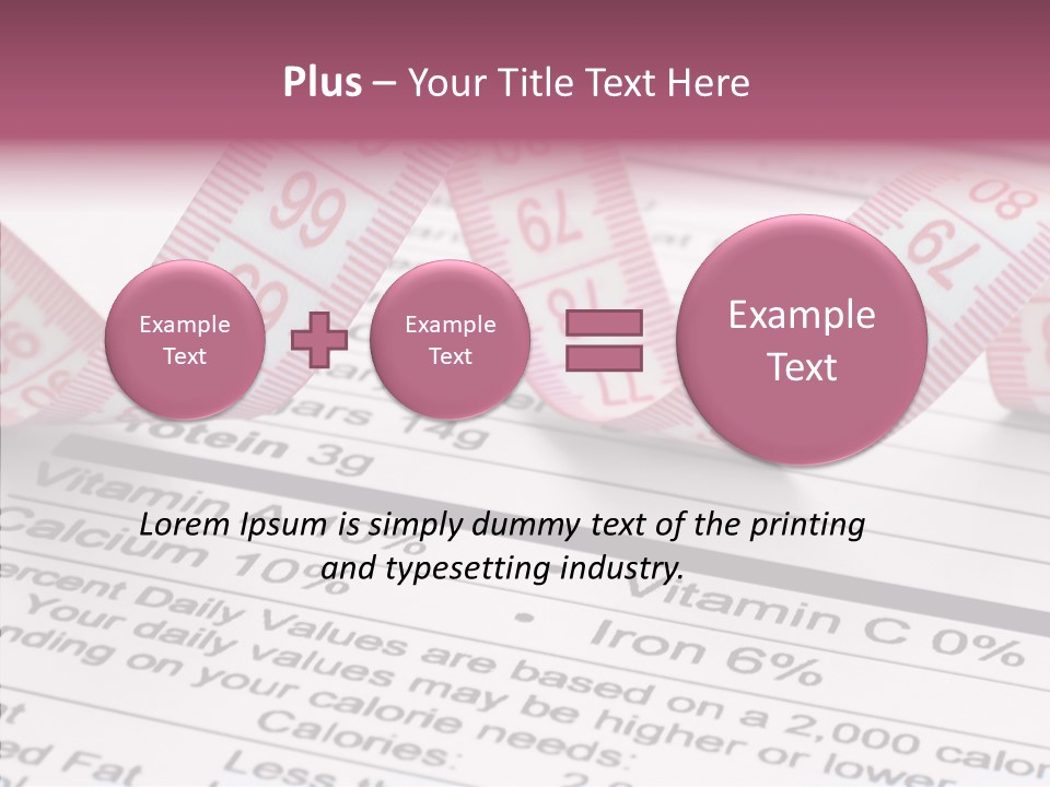 Fruit Grams Crop PowerPoint Template