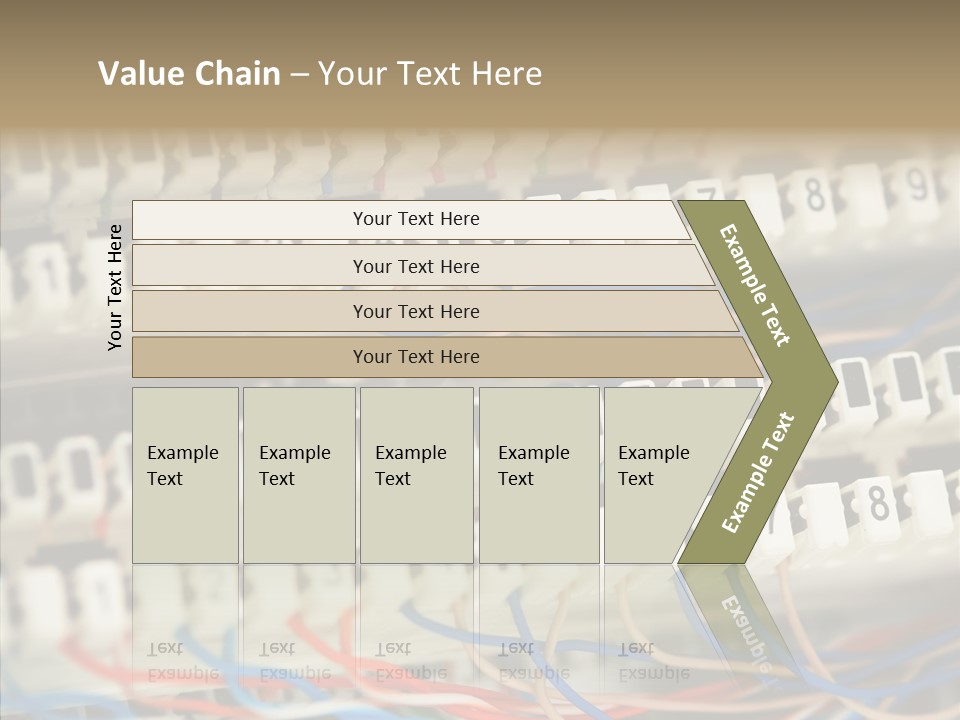 Network Data Rack PowerPoint Template